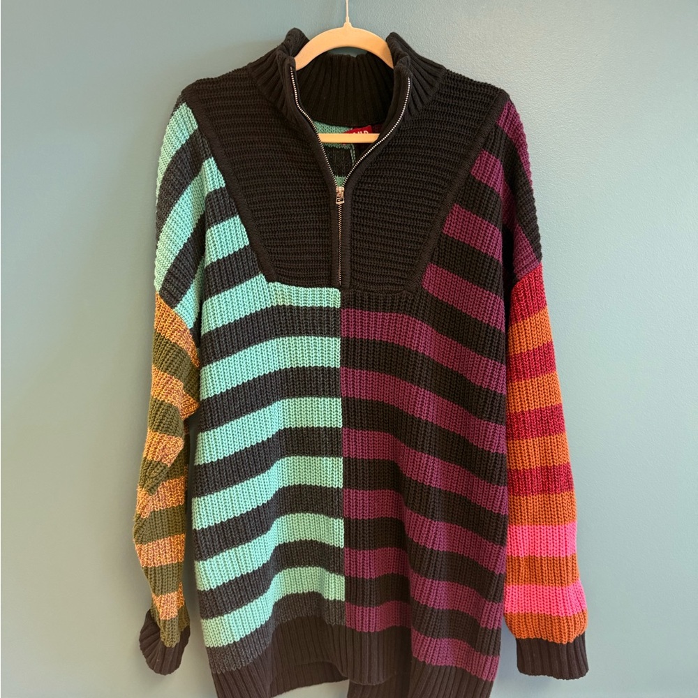 Staud Striped Multicolor Women's Sweater